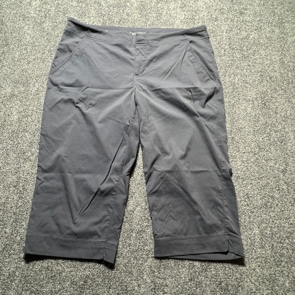 Columbia Pants - Columbia Omni-Shield Gray Capri Hiking Pants Womens 16 Outdoor Stretch Trousers
